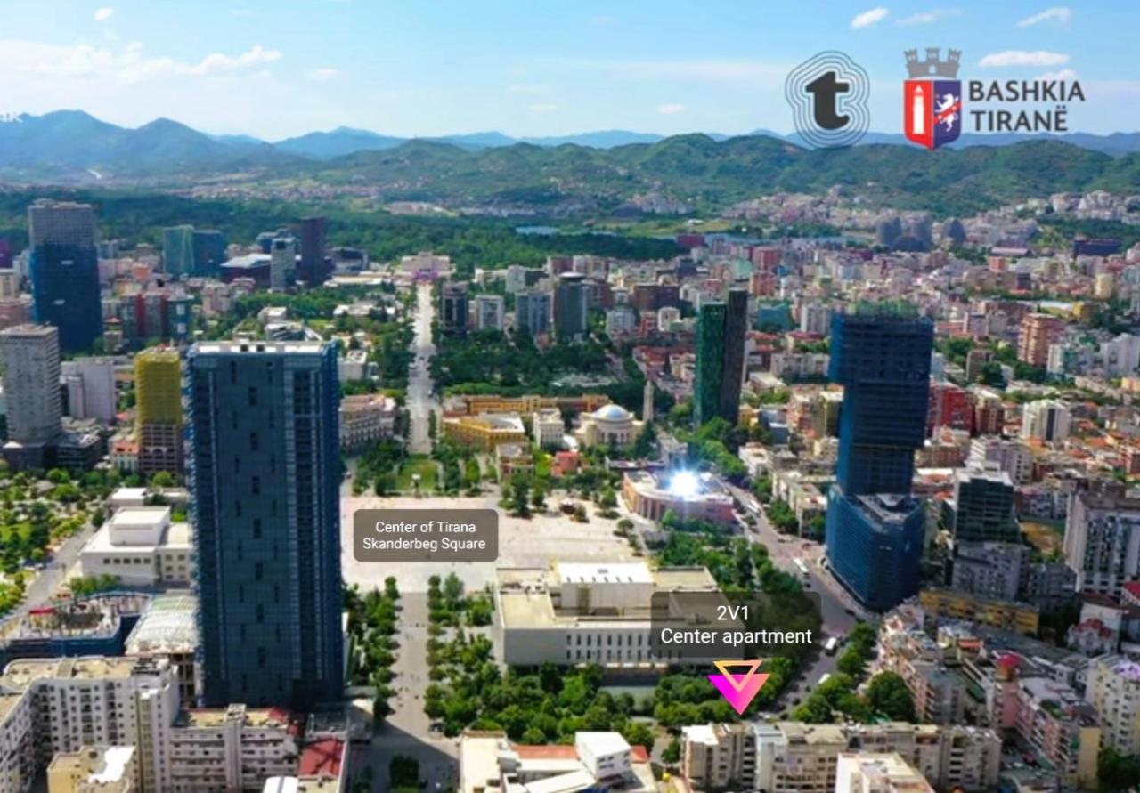 2V1 - Center Apartment 3 Tirana Eksteriør billede